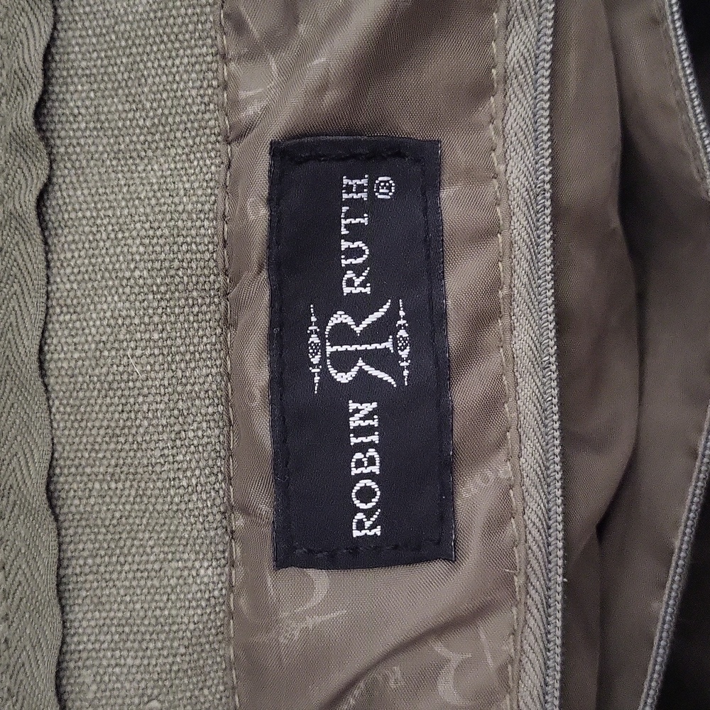 Robin Ruth Dominican Republic Beach Tote Pockets Canvas Travel Bag - Picture 2 of 8